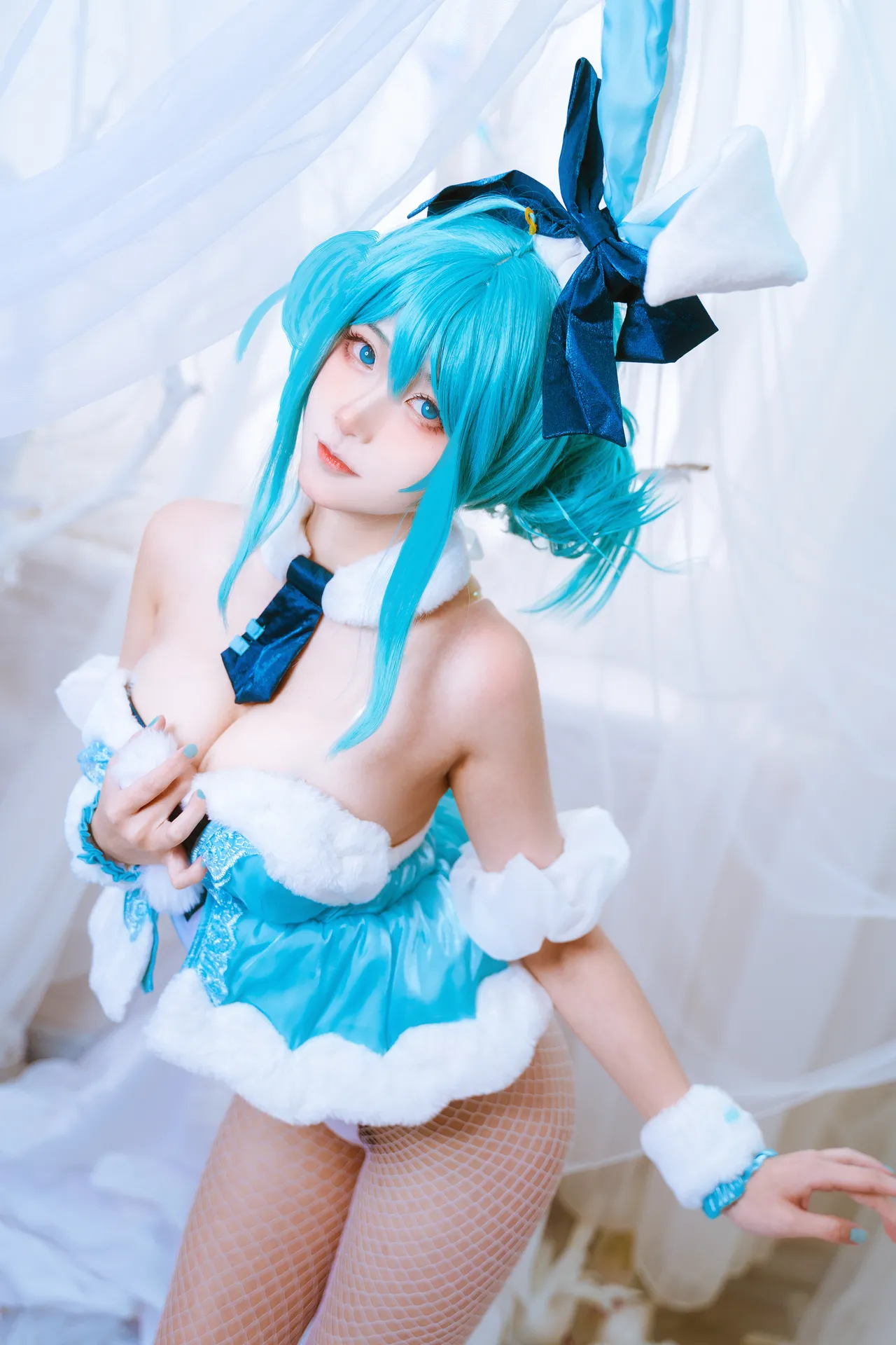 Seya-狮砸 初音白兔女郎-erohere10.webp